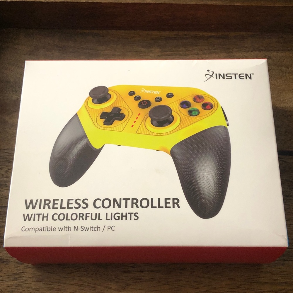 Yellow Wireless Controller for Nintendo Switch & PC